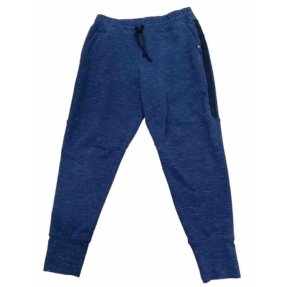 Backcountry Womens Cotton Active Joggers Sweatpants, Variegated Blue, Sz. Medium